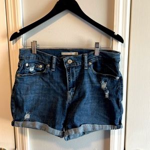 Denim shorts